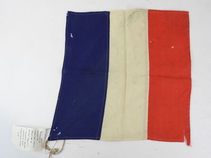 FRANCE. EQUIPMENT. Tricolor pennant of command...