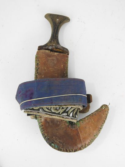 MIDDLE EAST. Set of two Yemeni Jambiya, one...