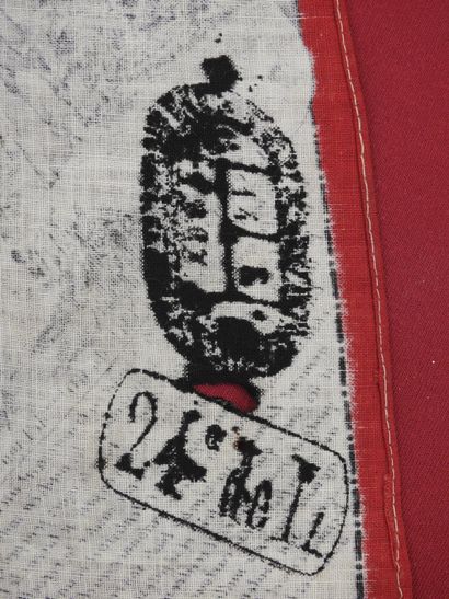 FRANCE. Mouchoir d'instruction militaire...