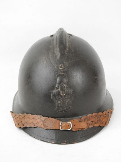 BELGIUM. Adrian type engineer helmet in dark...