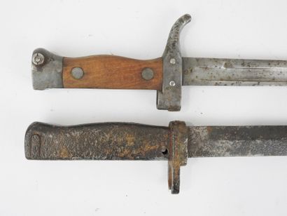 FRANCE. Berthier bayonet model 1892, wooden...