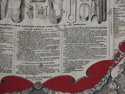 FRANCE. Mouchoir d'instruction militaire...