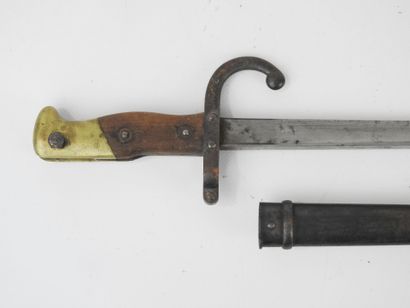 FRANCE. Gras bayonet model 1874, blade in...