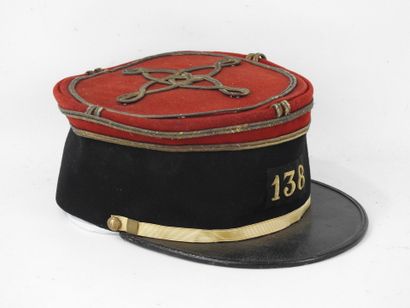 FRANCE. Polo kepi of lieutenant of the 138th...