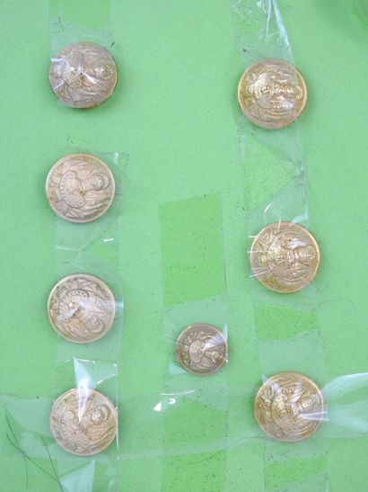 BUTTONS. Lot of 11 buttons large module,...