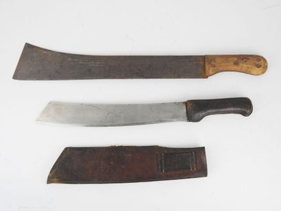FRANCE. Senegalese riflemen cutter with wooden...