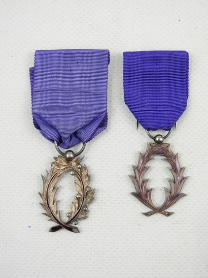 DECORATIONS. FRANCE. Order of the academic...