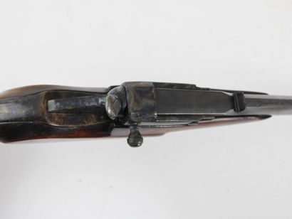 FRANCE. Single-shot parlor pistol, annular...