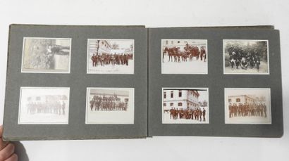 PHOTO ALBUM. Album format 15 X 24 cm containing...