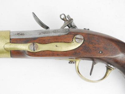 FRANCE. Flintlock cavalry pistol model AN...