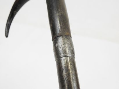 FRANCE. CANNES. Cane-rifle with metal barrel,...