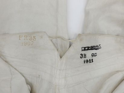 GERMANY. PRUSSIA. White cotton well-stamped...