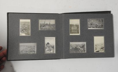 PHOTO ALBUM. Album format 19 X 20 cm containing...