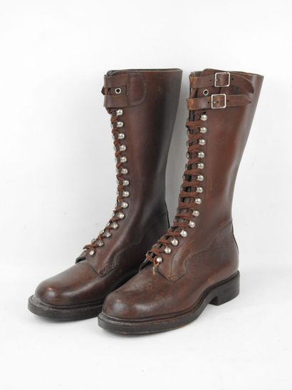 FRANCE. EQUIPMENT. Pair of officer's boots...