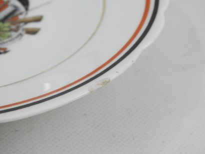 GERMANY. MEMORIES 14-18. Soup plate in porcelain...