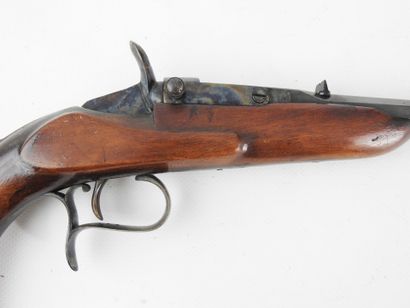 FRANCE. Single-shot parlor pistol, annular...