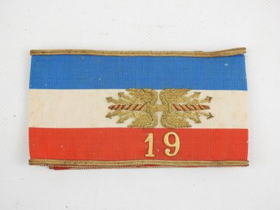 FRANCE. EQUIPMENT. Staff armband of the 19th...