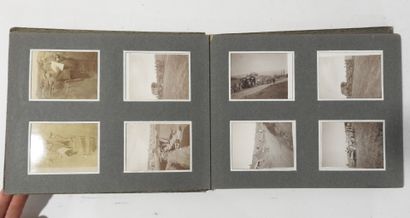 PHOTO ALBUM. Album format 15 X 24 cm containing...