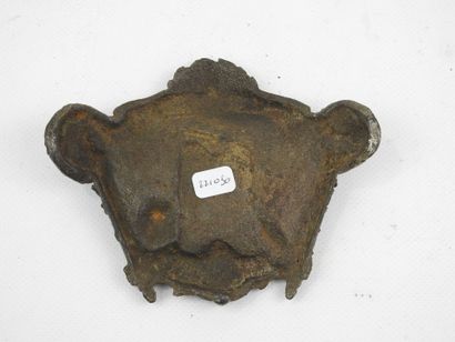 SOUVENIRS. Plaque en acier 