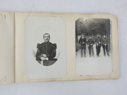 PHOTO ALBUM. Album format 15 X 24 cm containing...