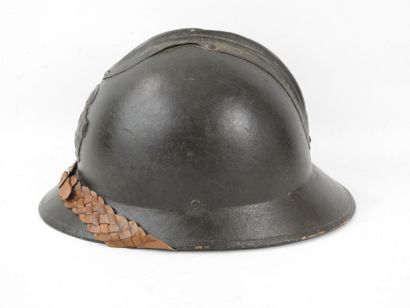 BELGIUM. Adrian type engineer helmet in dark...