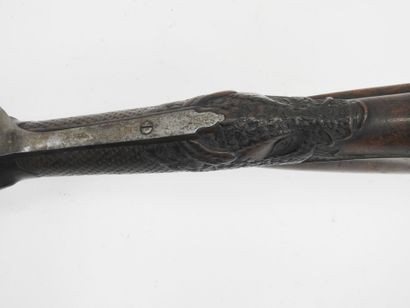 FRANCE. Flintlock shotgun transformed into...