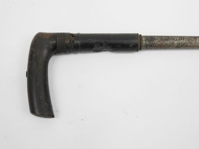 FRANCE. CANNES. Cane-rifle with metal barrel...