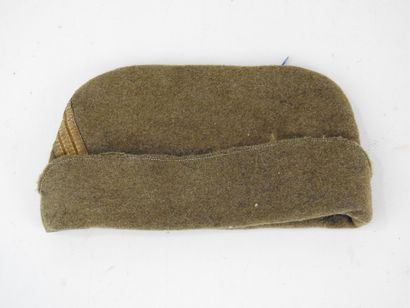 FRANCE. Police cap in khaki cloth of sergeant,...