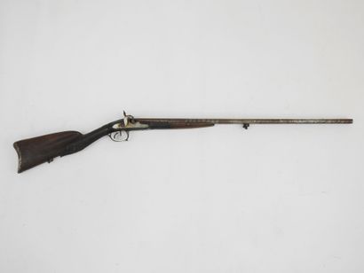 FRANCE. Flintlock shotgun transformed into...
