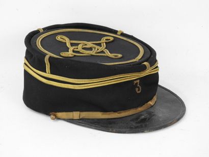 FRANCE. Saumur kepi of lieutenant of the...