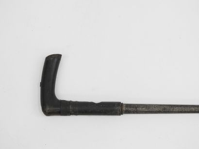 FRANCE. CANNES. Cane-rifle with metal barrel...