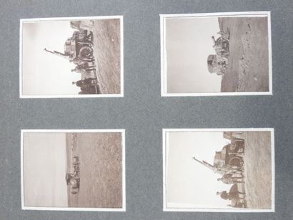 PHOTO ALBUM. Album format 19 X 20 cm containing...
