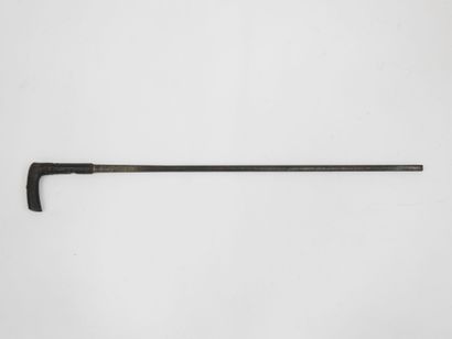 FRANCE. CANNES. Cane-rifle with metal barrel...