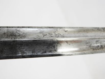 FRANCE. Uniform sword model 1817 with gilt...
