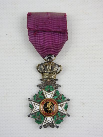DECORATIONS. BELGIUM. Order of Leopold. Officer's...