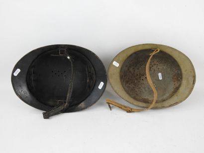 FRANCE. Lot of 2 Adrian helmets model 1926...