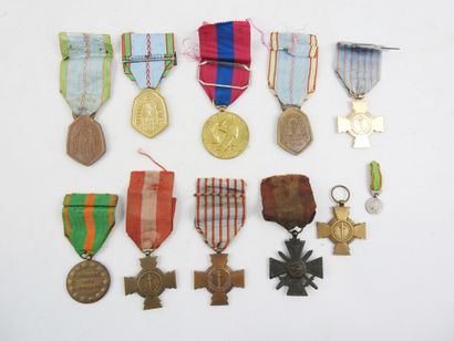 DECORATIONS. FRANCE. Lot consisting of: the...