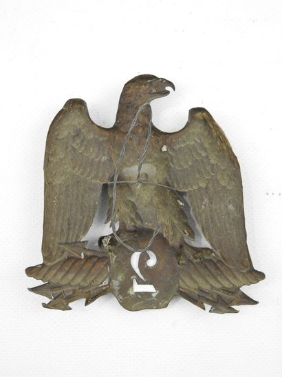 CUIVRERIES. FRANCE. Plaque de shako de la...