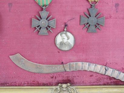 DECORATIONS. FRANCE. Frame presenting the...