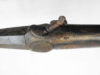 FRANCE. Pinfire gun, back plate engraved...