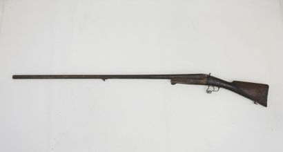FRANCE. Pinfire gun, back plate engraved...