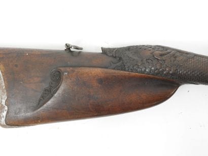 FRANCE. Flintlock shotgun transformed into...