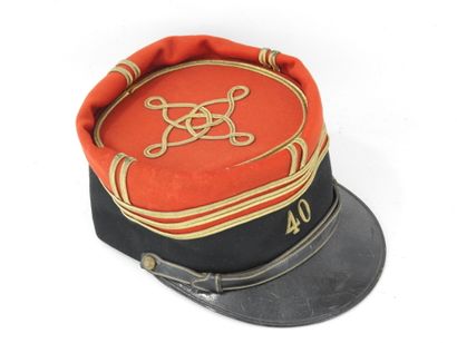 FRANCE. Captain Saumur kepi of the 40th RI...