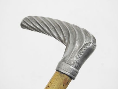 FRANCE. CANNES. Sword cane with bamboo shaft,...