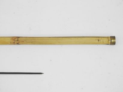 FRANCE. CANNES. Sword cane with bamboo shaft,...