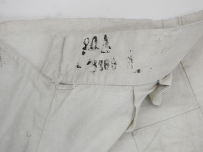 FRANCE. Drill and chore pants model 1882...