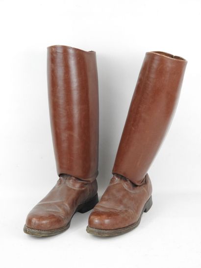 FRANCE. EQUIPMENT. Pair of officer's boots...