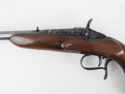 FRANCE. Single-shot parlor pistol, annular...