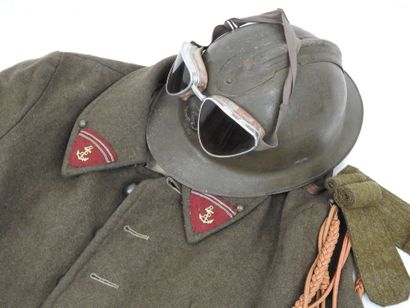 FRANCE. Dress of a colonial artilleryman...