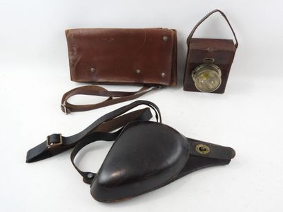 FRANCE. EQUIPMENT. Lot consisting of a blackened...